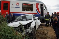 MAKINIST - Kapalı Bariyerden Geçmeye Çalışan Eski Baş Komiser Trenin Altında Kaldı