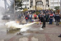 İŞ GÜVENLİĞİ - Önce Eğitim, Sonra Tatbikat Yapıldı