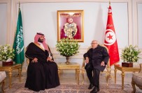 Suudi Veliaht Prens Bin Selman Protestolara Rağmen Tunus'ta