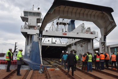 Bandırma-Tekirdağ Arası Tren Ferry Deneme Seferi Tamamlandı