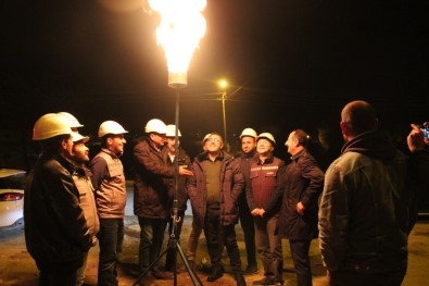 Muradiye'de Doğalgaz Sevinci