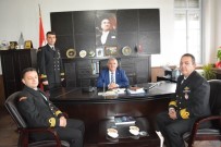EKREM ÇALıK - Sahil Güvenlik Bölge Komutanından Kaymakam Çalık'a Ziyaret
