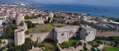 Yedikule Zindanlarının Son Durumu Havadan Görüntülendi