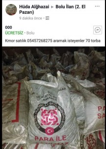 Bolu'da Iraklı Kadın Yardım Kömürlerini İnternetten Satışa Çıkardı