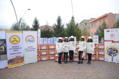 Mardin'de 40 Kadına Arı Kovanları Teslim Edildi
