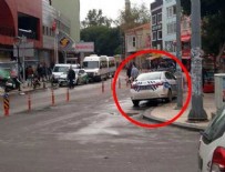 RECEP PEKER - Resmi aracı yaya kaldırımına park eden trafik polisine ceza