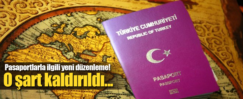 Pasaportlarla ilgili yeni düzenleme!