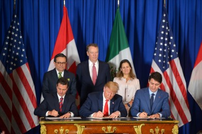 3 Lider NAFTA'nın Yerini Alacak Anlaşmayı İmzaladı