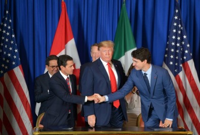 ABD, Meksika Ve Kanada Liderleri NAFTA'nın Yerini Alacak Anlaşmayı İmzaladı