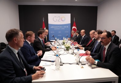Cumhurbaşkanı Erdoğan, Hollanda Başbakanı Mark Rutte İle Görüştü