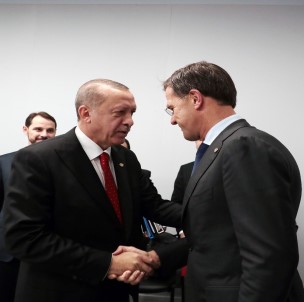 Erdoğan Hollanda Başbakanı Mark Rutte ile görüştü