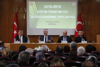 Isparta'da Eğitim Değerlendirme Toplantısı