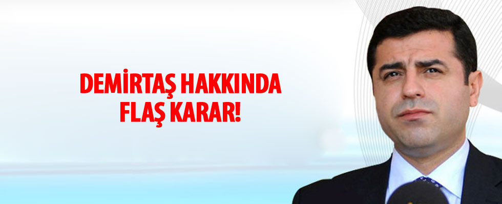 Selahattin Demirtaş'ın tahliye talebi reddedildi