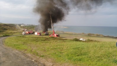Trabzon Havalimanı'nda Yangın Söndürme Tatbikatı Yapıldı