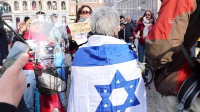 Hollanda'da Filistin Gösterisinde İsrail Taraftarından Provokasyon