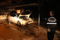 NAMIK KEMAL - Adana'da Park Halindeki Otomobil Benzin Dökülerek Ateşe Verildi