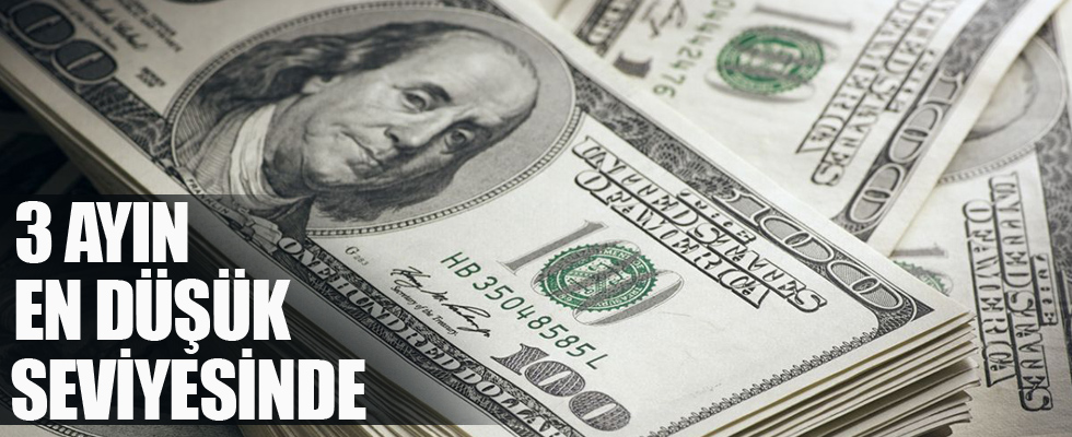 Dolar 3 ayın en düşük seviyesinde