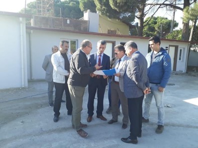 Kaymakam Ve Belediye Başkanı Kimsesizler Evi Projesini İnceledi