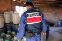 KAÇAK ŞARAP - Yaklaşan Yılbaşı Öncesi Jandarmadan Dev İçki Operasyonu