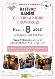 Yürekleri Isıtan 'Elden Ele Örgü' Projesi Forum Aydın'da Gerçekleşecek
