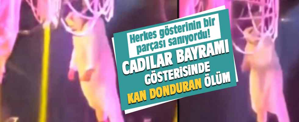 Cadılar Bayramı gösterisinde kan donduran ölüm!
