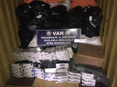 Van'da 14 Bin 790 Paket Kaçak Sigara Ele Geçirildi