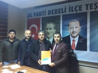 Giresun'da İlk Aday Adayı Başvurusunu Yaptı