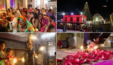Hinduların 'Işık Festivali' Başladı