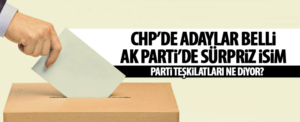 Parti teşkilatları kimi istiyor?