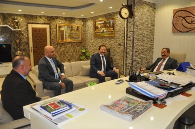 Ankara Emniyet Müdürü Yılmaz, MKE Ankaragücü Başkanı Yiğiner'i Ziyaret Etti