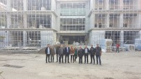 OSMAN DEMIR - Bülent Ecevit Üniversitesi Yeni Kütüphane Binası İnşaatını İncelediler