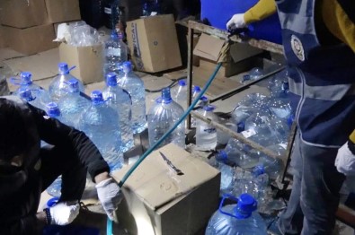Gaziantep'te Bir Ambara Sahte İçki Operasyonu