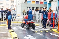 TRAFİK IŞIĞI - Gaziosmanpaşalı Minik Öğrenciler Okullarda Trafik Eğitimi Aldı