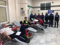 TOPLUM DESTEKLI POLISLIK - Polisten Kan Bağış Kampanyası