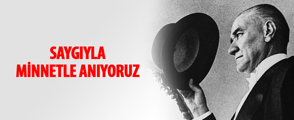Büyük Önder Atatürk'ün ebediyete intikalinin 80'inci yılı