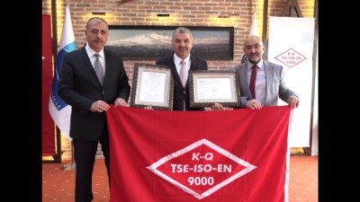 Erciyes'e ISO 9001 Ve IQ Net Belgesi Verildi