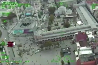 Fatih'te 22 İş Yerine Helikopterli Baskın