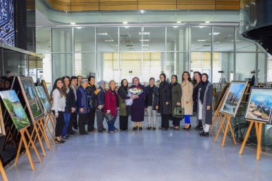 Meram Belediyesinde Yağlı Boya Resim Sergisi Açıldı