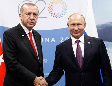 Cumhurbaşkanı Erdoğan ve Putin görüştü