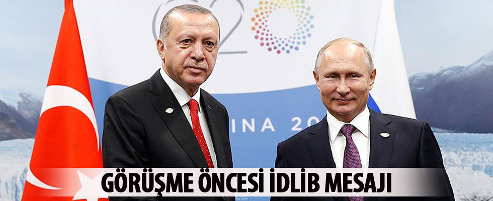 Cumhurbaşkanı Erdoğan ve Putin görüştü
