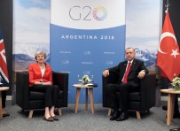 THERESA MAY - Erdoğan, İngiltere Başbakanı May'le Bir Araya Geldi