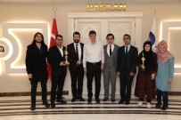 ENGELLİ SPORCULAR - Türel, Görme Engelli Sporcuları Ağırladı