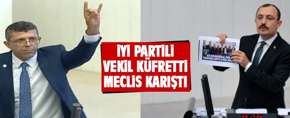 İyi Partili vekil küfür etti meclis karıştı