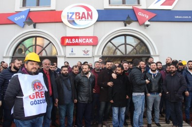 İZBAN İşçileri Grevde Kararlı