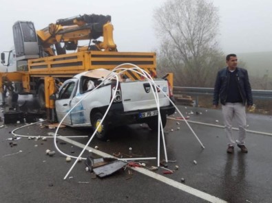 Tekirdağ'da Trafik Kazası Açıklaması 2 Ağır Yaralı