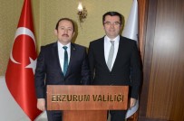 ALİ HAMZA PEHLİVAN - Vali Pehlivan, Erzurum Valisi Memiş'i Ziyaret Etti
