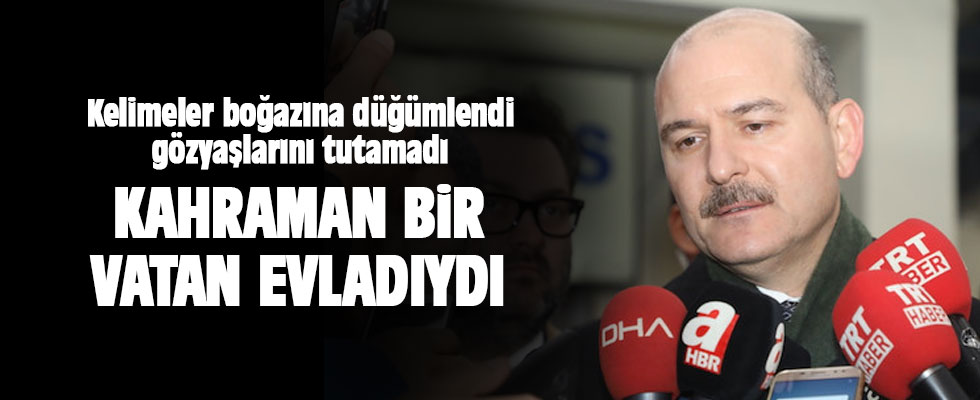 Bakan Soylu: Kahraman bir evladımızı kaybettik