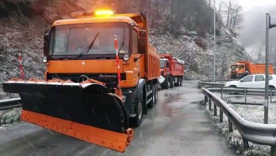 Bolu Dağı'nda Kar Yağışı