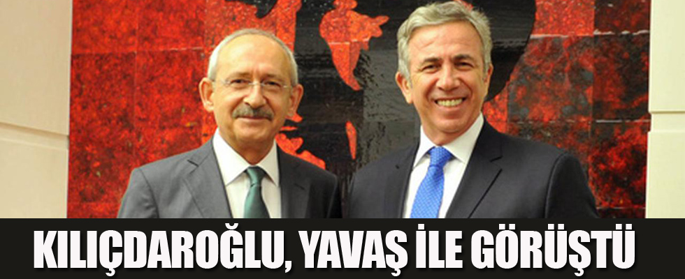 Kılıçdaroğlu, Yavaş ile görüştü