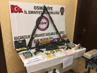 Osmaniye'de Silah Kaçakçılığı Operasyonu Açıklaması 18 Gözaltı